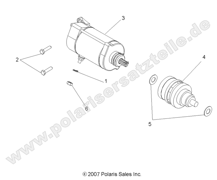 engine starting motor