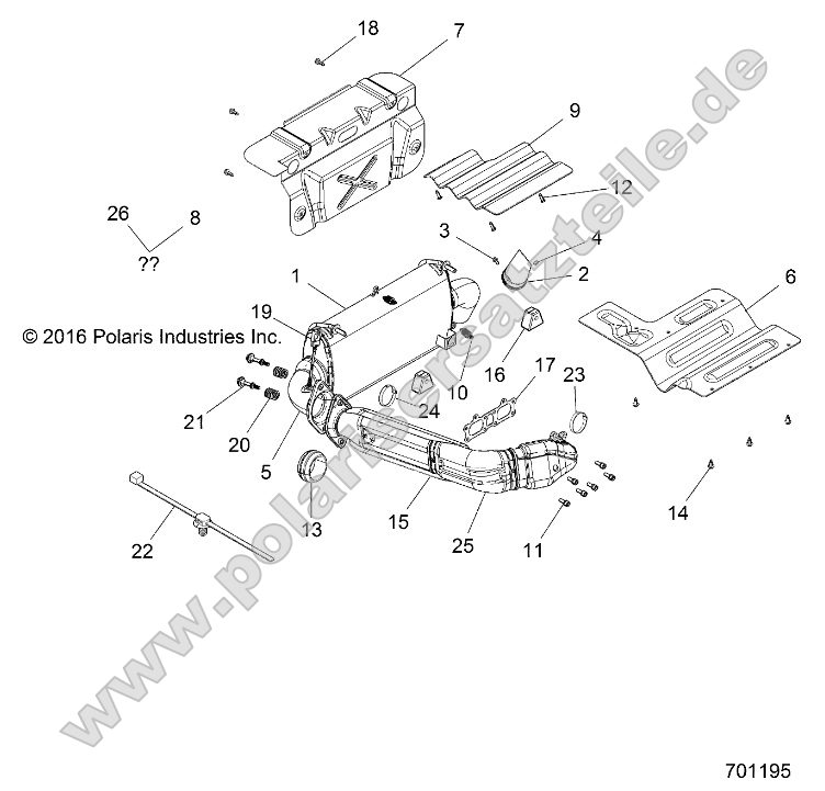 Engine, Exhaust System (701195)