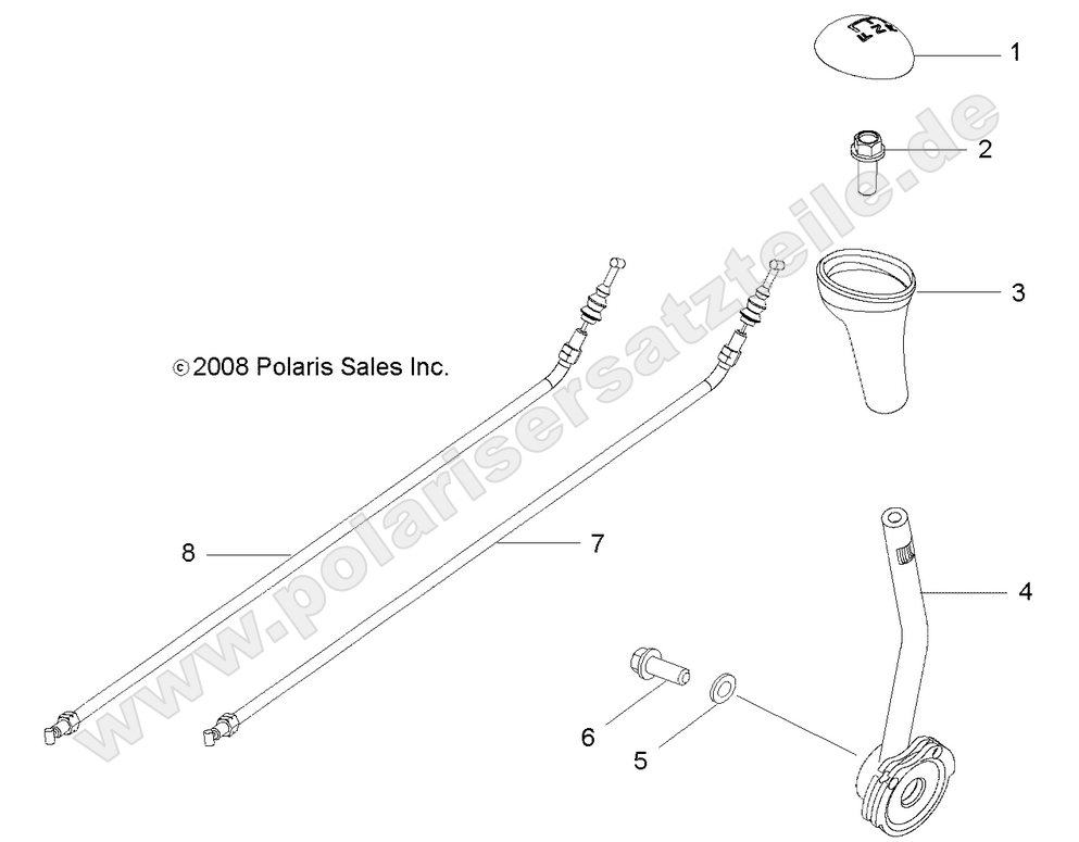 DRIVE TRAIN, GEAR SELECTOR