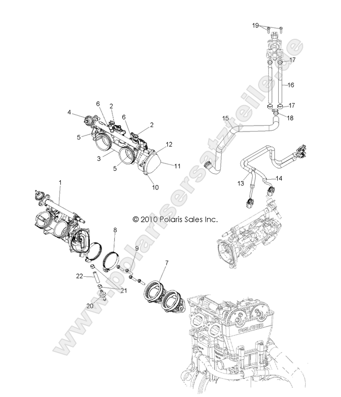 ENGINE, THROTTLE BODY and INJECTOR