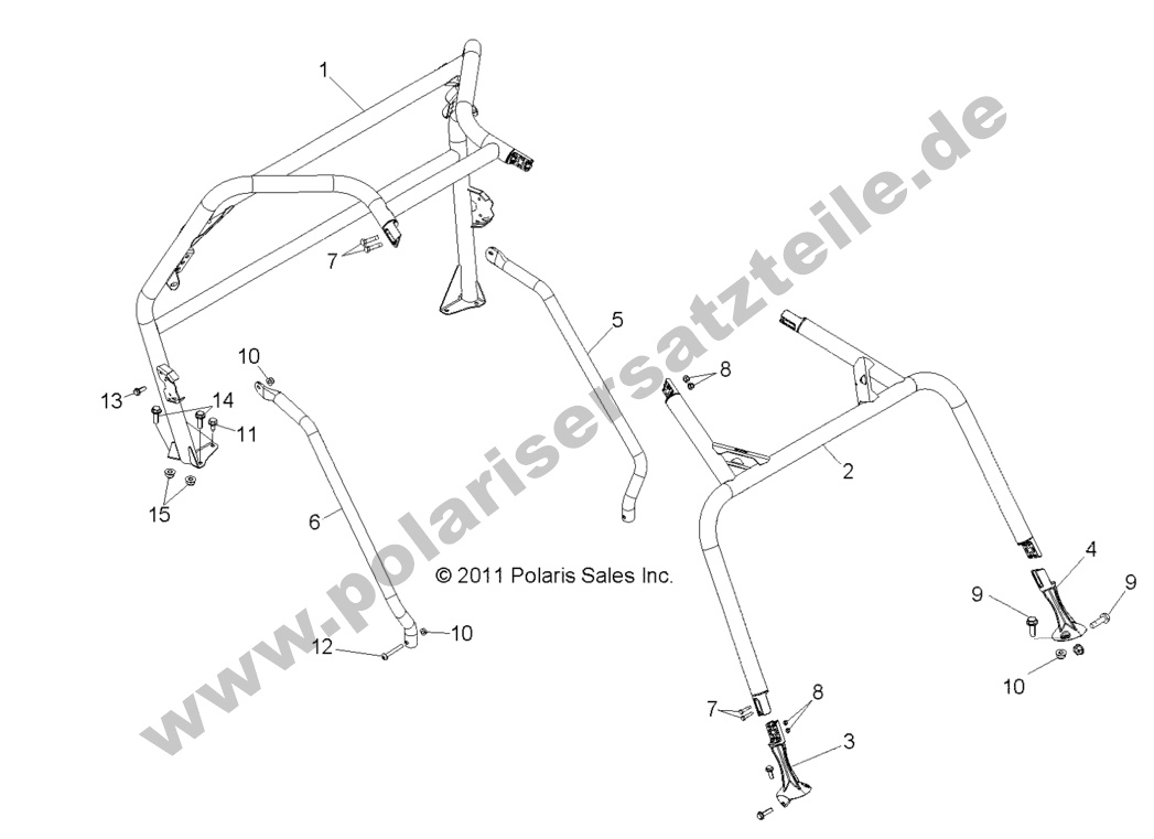 CHASSIS, CAB FRAME and SIDE BARS