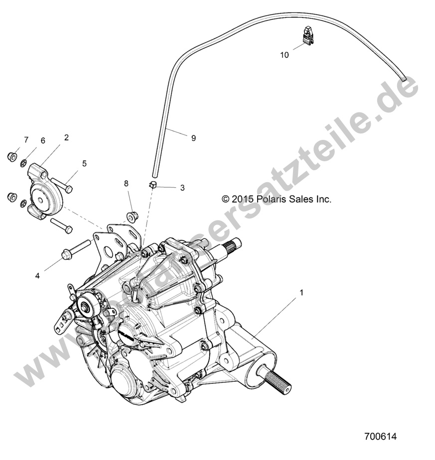 DRIVE TRAIN, MAIN GEARCASE MOUNTING