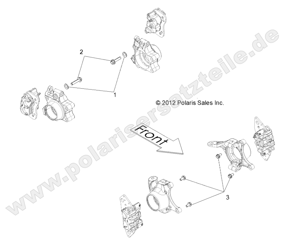 BRAKES, CALIPER MOUNTING