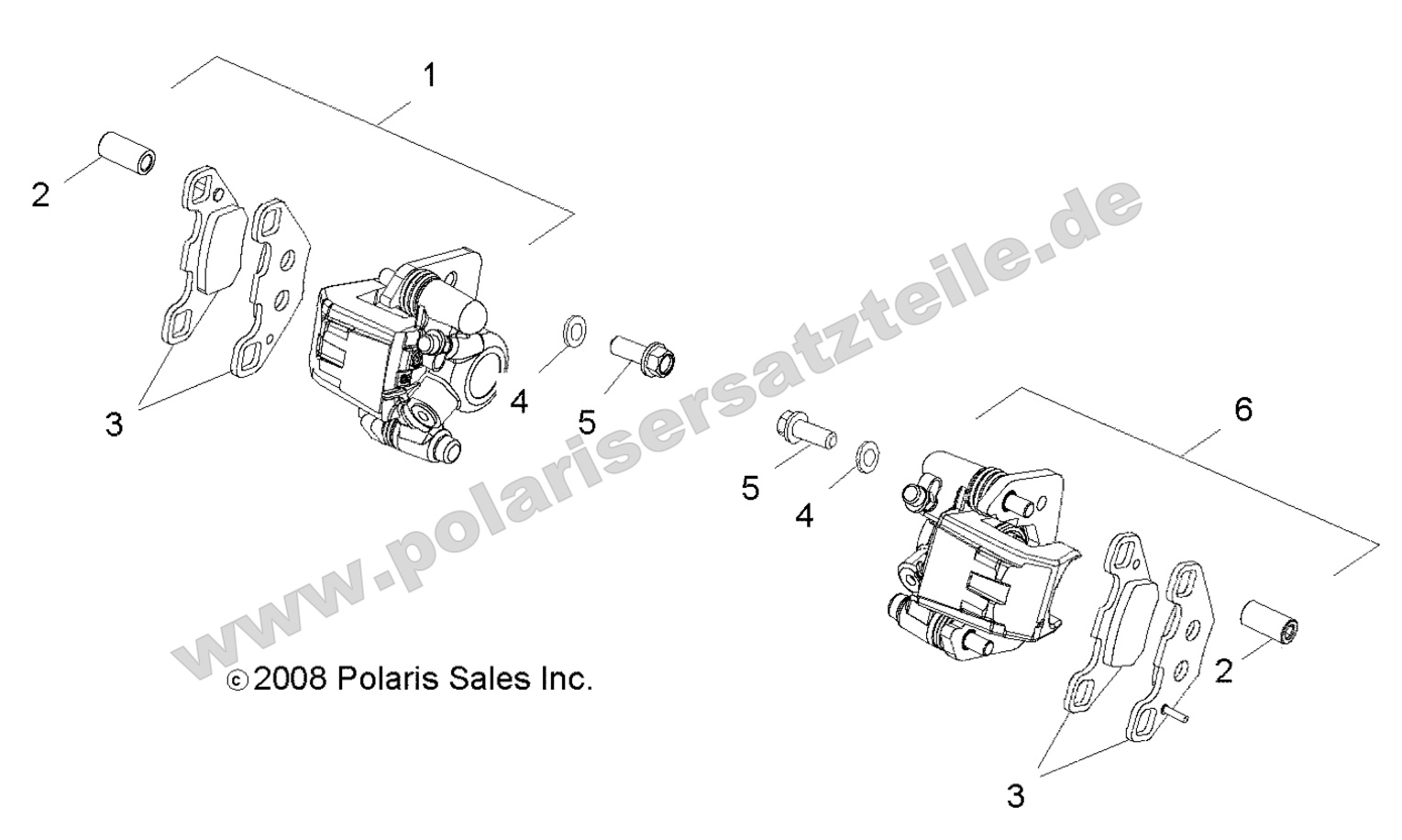 BRAKES, CALIPER, FRONT