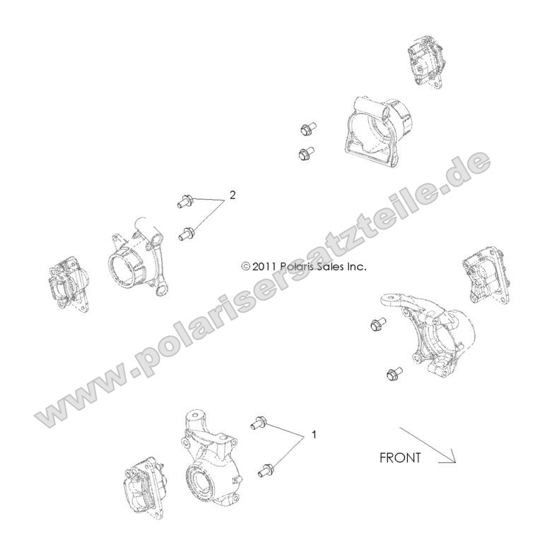 BRAKES, CALIPER MOUNTING
