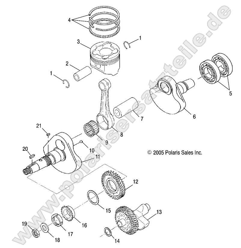 CRANKSHAFT and PISTON