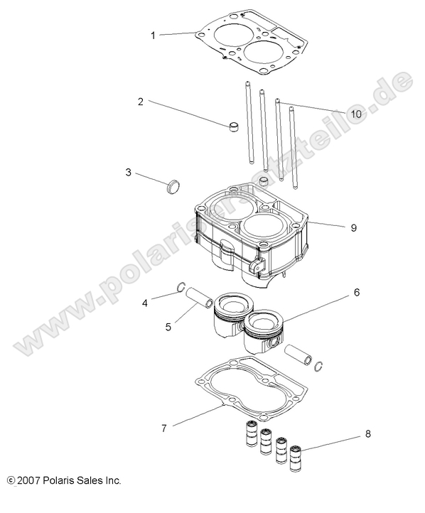 ENGINE, PISTON and CYLINDER