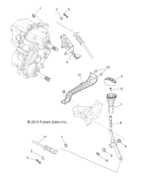 DRIVE TRAIN, GEAR SELECTOR