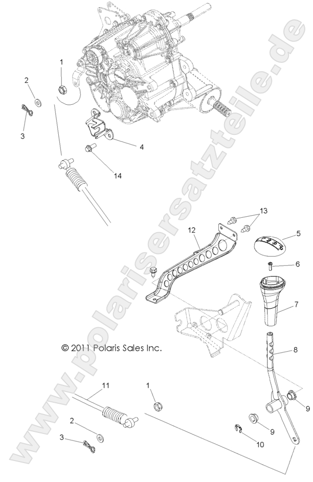 DRIVE TRAIN, GEAR SELECTOR