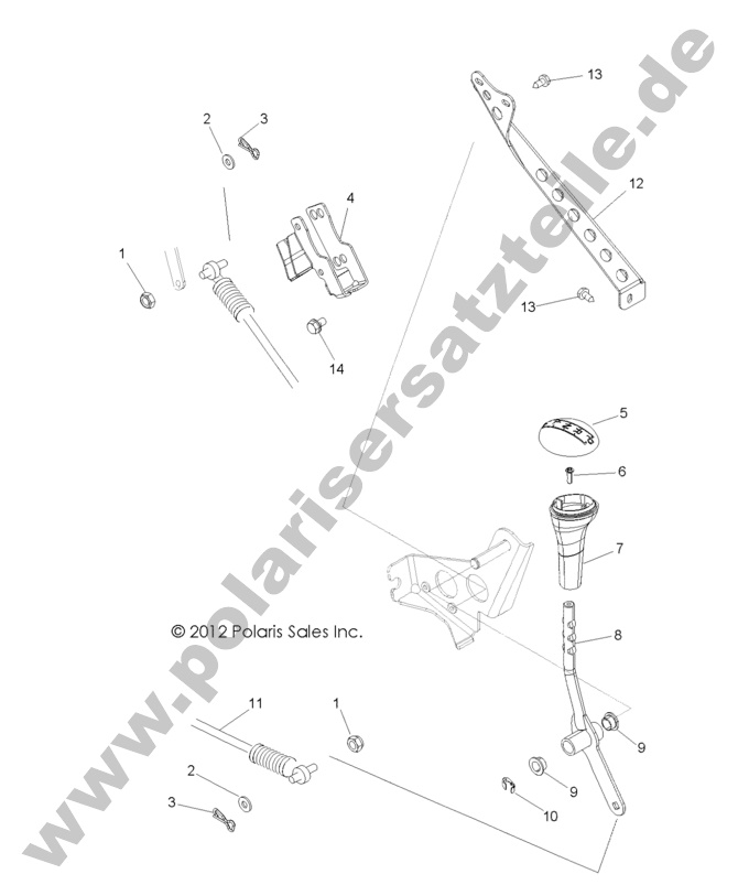 DRIVE TRAIN, GEAR SELECTOR