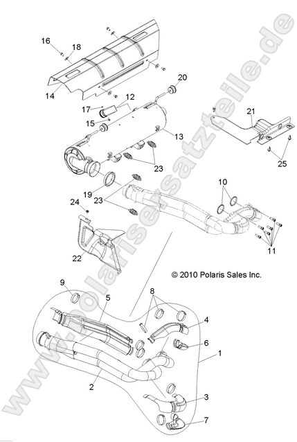 ENGINE, EXHAUST SYSTEM
