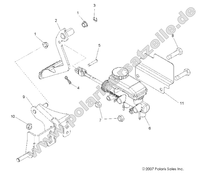 BRAKES, PEDAL and MASTER CYLINDER