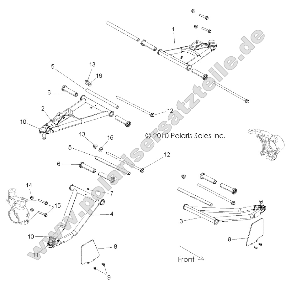 Suspension, Front Control Arms
