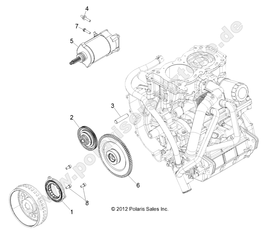 ENGINE, STARTER and DRIVE