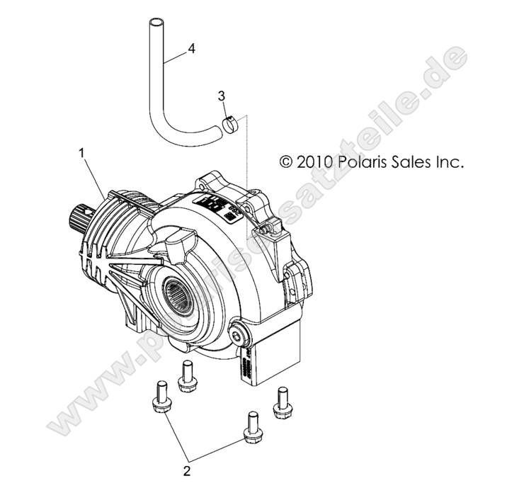 DRIVE TRAIN, FRONT GEARCASE