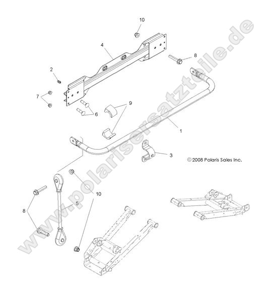 suspension stabilizer bar rear