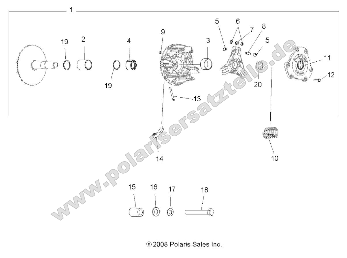 Drive Train, Primary Clutch