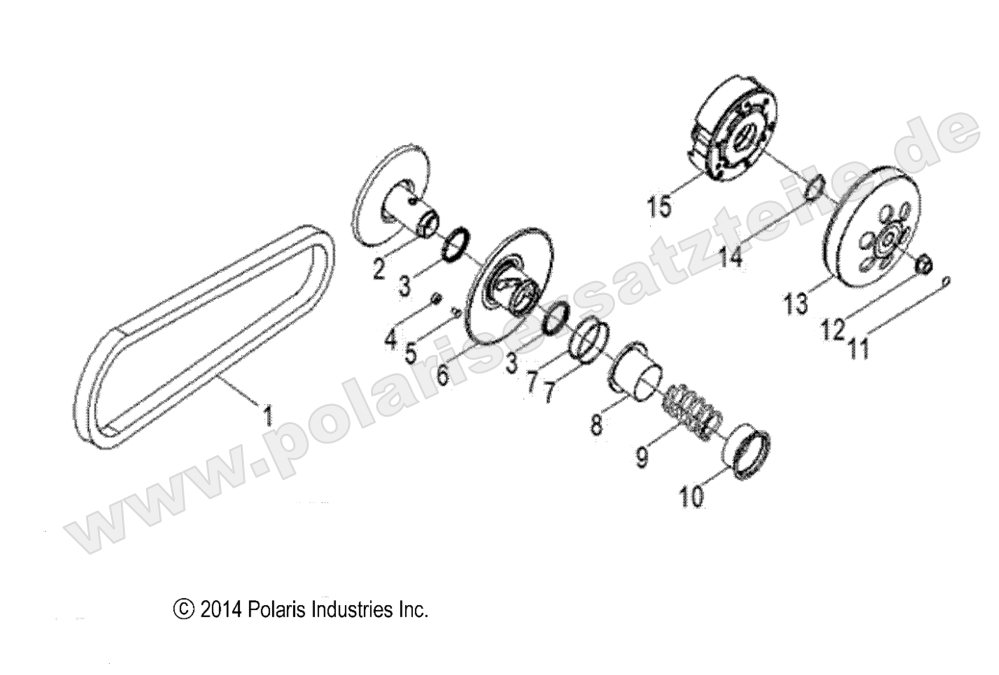 DRIVE TRAIN, CLUTCH, SECONDARY