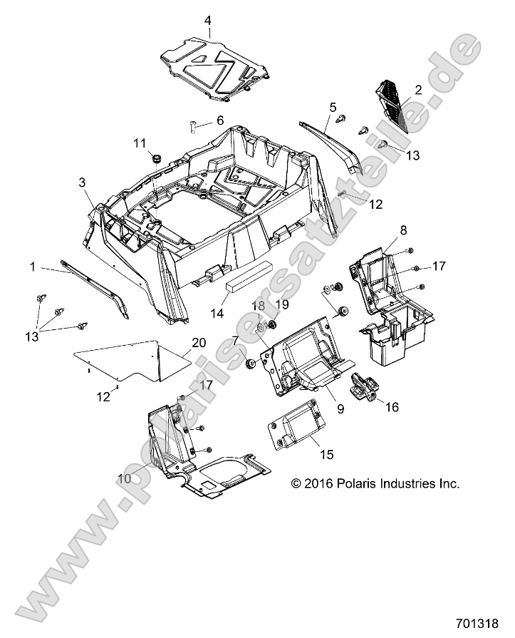 Body, Rear Rack and Fenders
