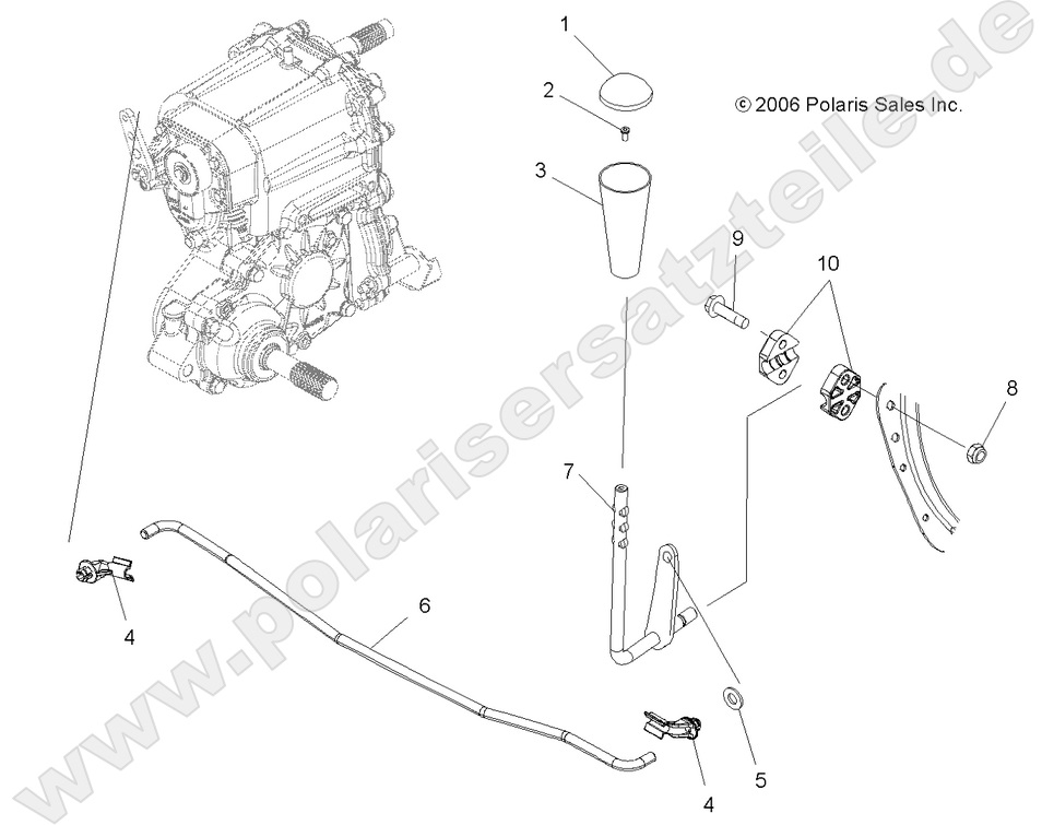 DRIVE TRAIN, GEAR SELECTOR