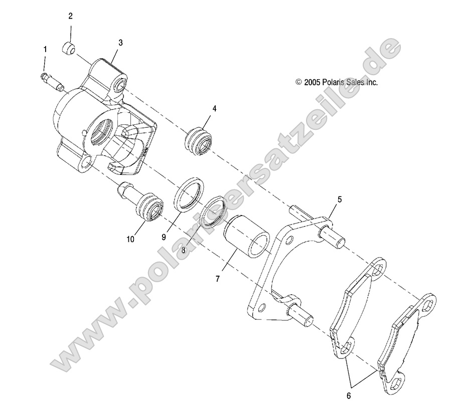 BRAKES, REAR CALIPER