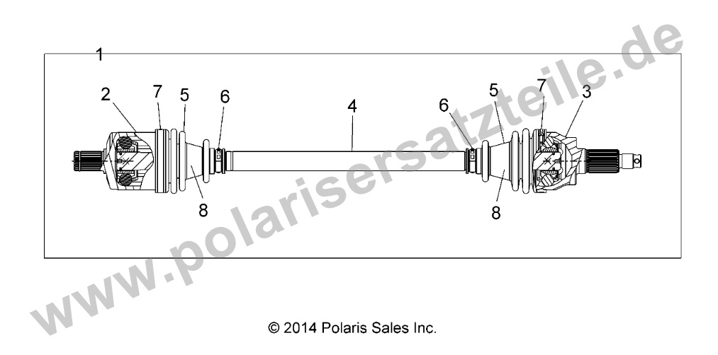 DRIVE TRAIN, FRONT HALF SHAFT