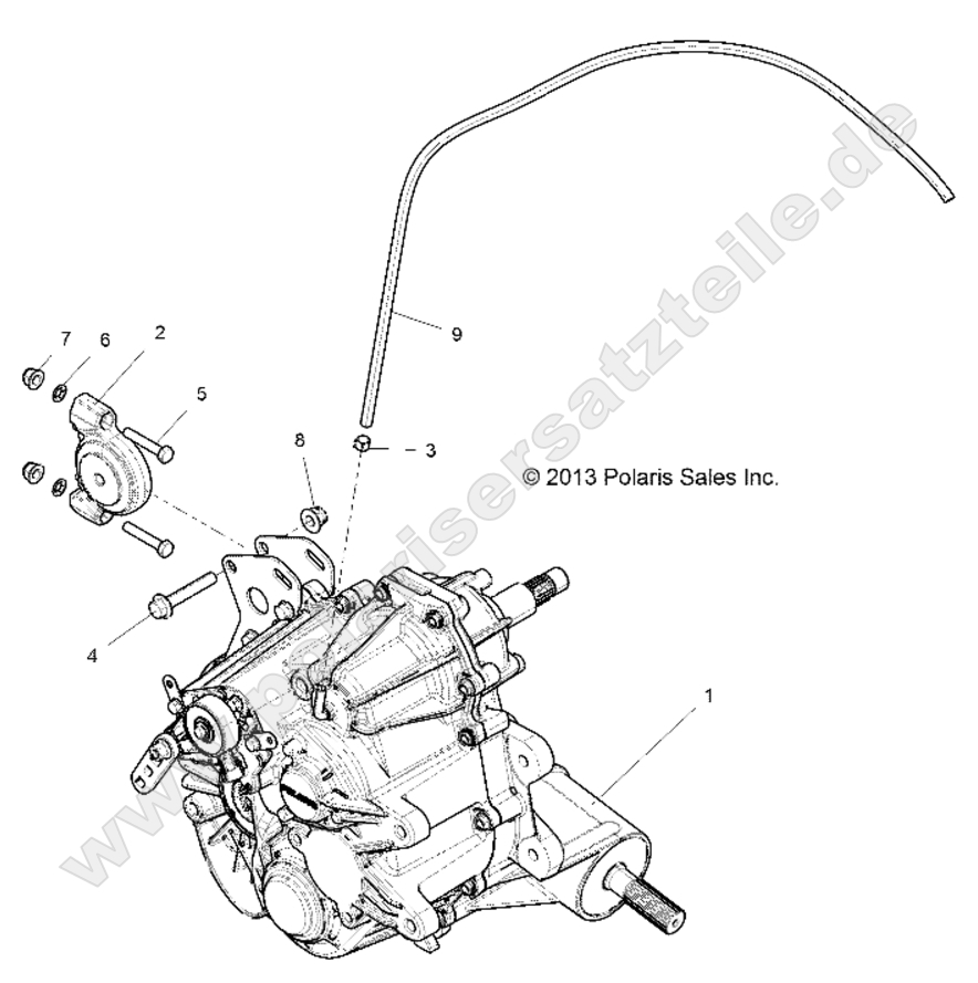 DRIVE TRAIN, MAIN GEARCASE MOUNTING