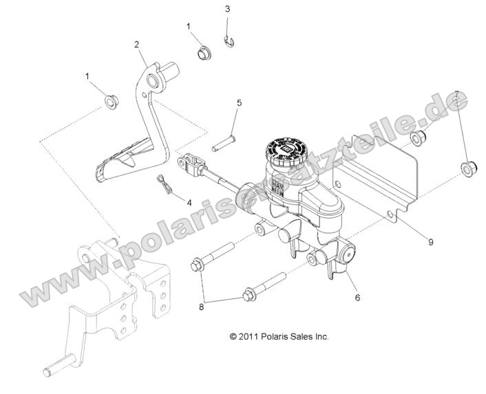 BRAKES, PEDAL and MASTER CYLINDER
