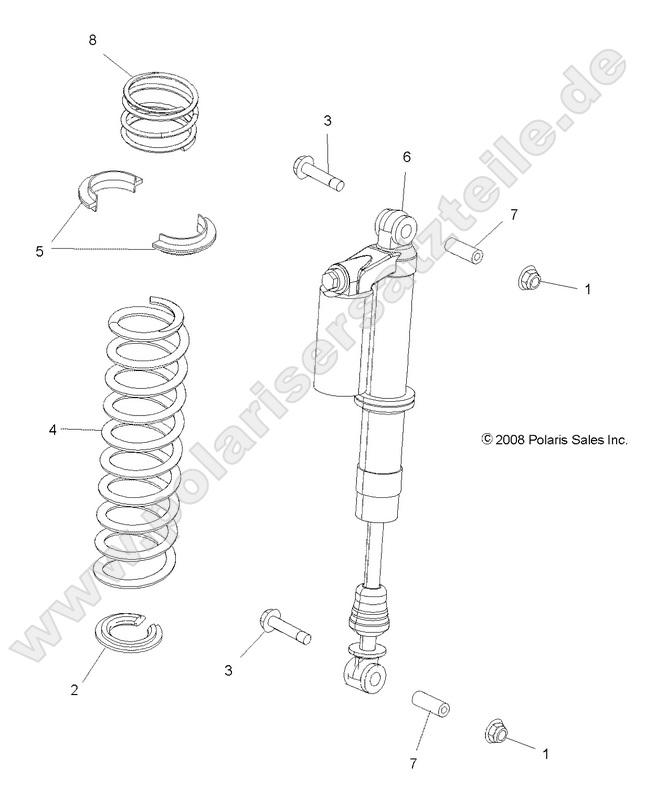 SUSPENSION, FRONT SHOCK MOUNTING