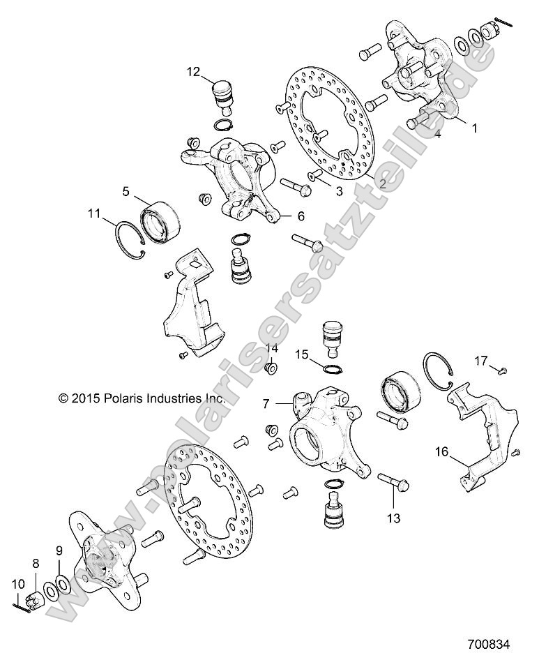 Suspension, Front Hub
