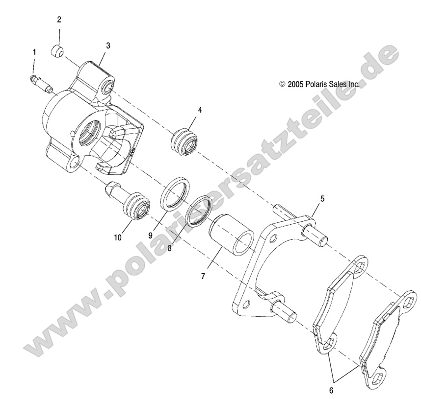 BRAKES, REAR CALIPER