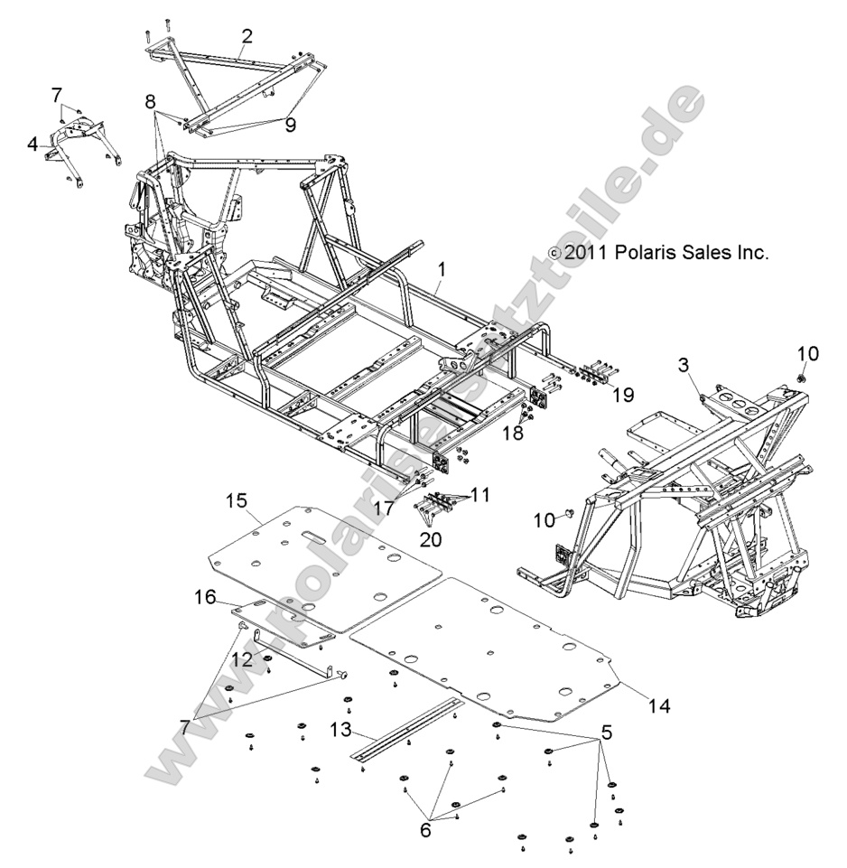 CHASSIS, MAIN FRAME and SKID PLATE