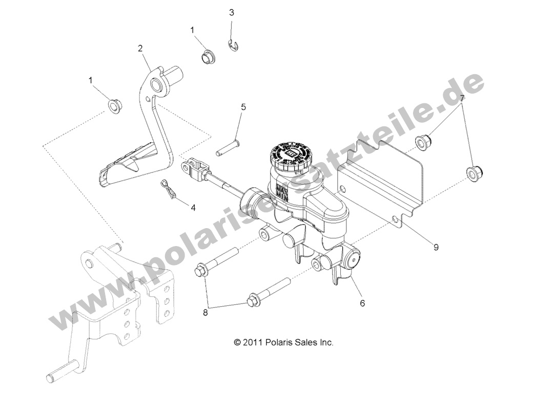 BRAKES, PEDAL and MASTER CYLINDER