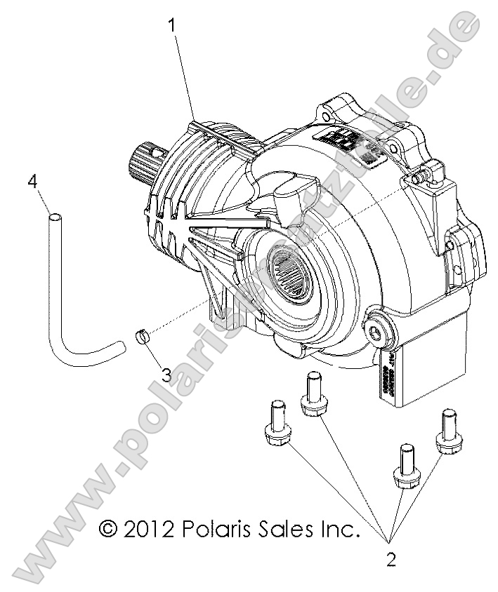 Drive Train, Front Gearcase Mounting