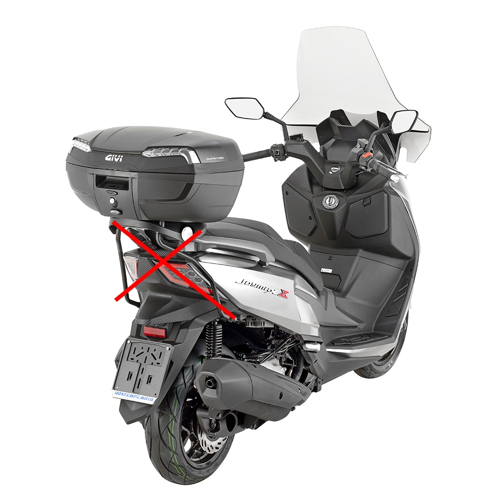Givi Monolock Topcase E46 NT2 Tech Riviera - 46 Liter - schwarz - inkl. Montagekit Givi Monolock Topcase E46 NT2 Tech Riviera - 46 Liter - schwarz - inkl. Montagekit
