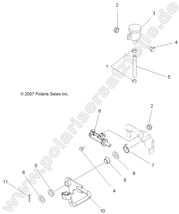 BRAKES, BRAKE PEDAL and REAR MASTER CYLINDER
