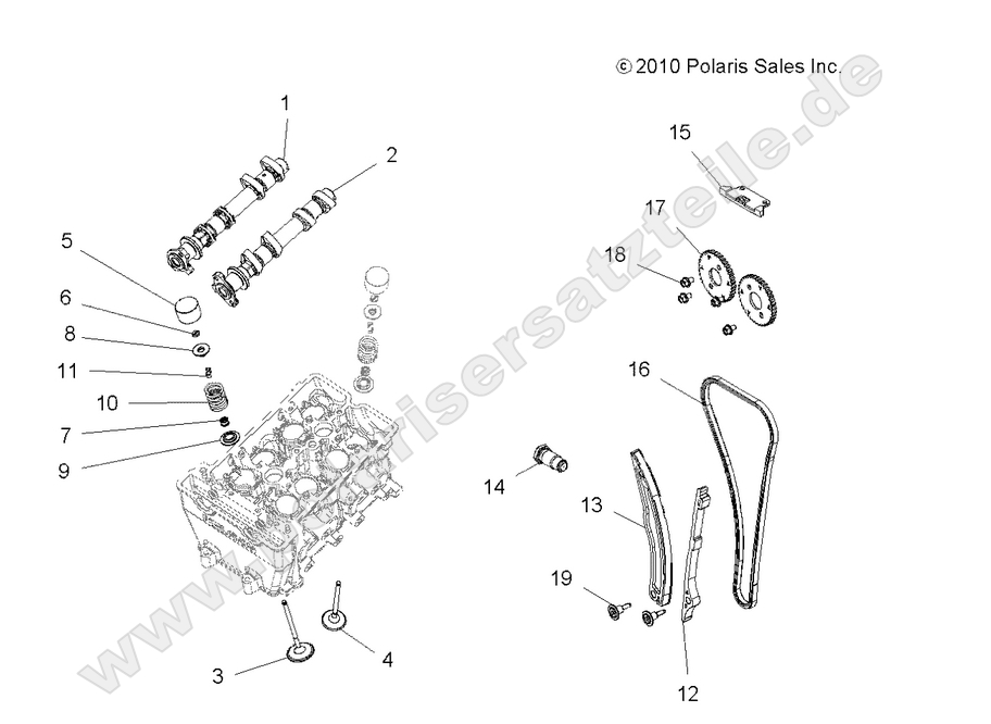 ENGINE, VALVES and CAMSHAFTS