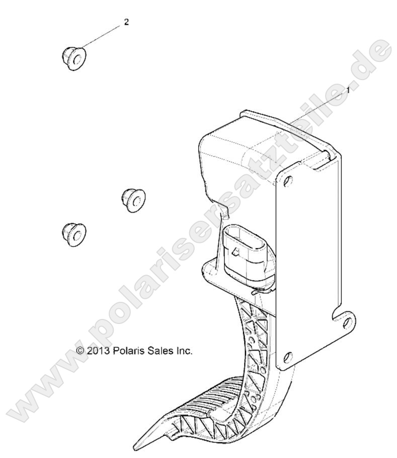 ENGINE, THROTTLE PEDAL