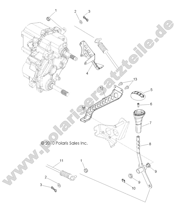 DRIVE TRAIN, GEAR SELECTOR