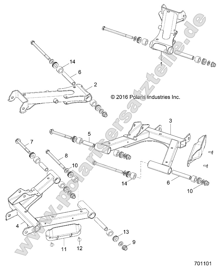 Suspension, Rear Control Arms