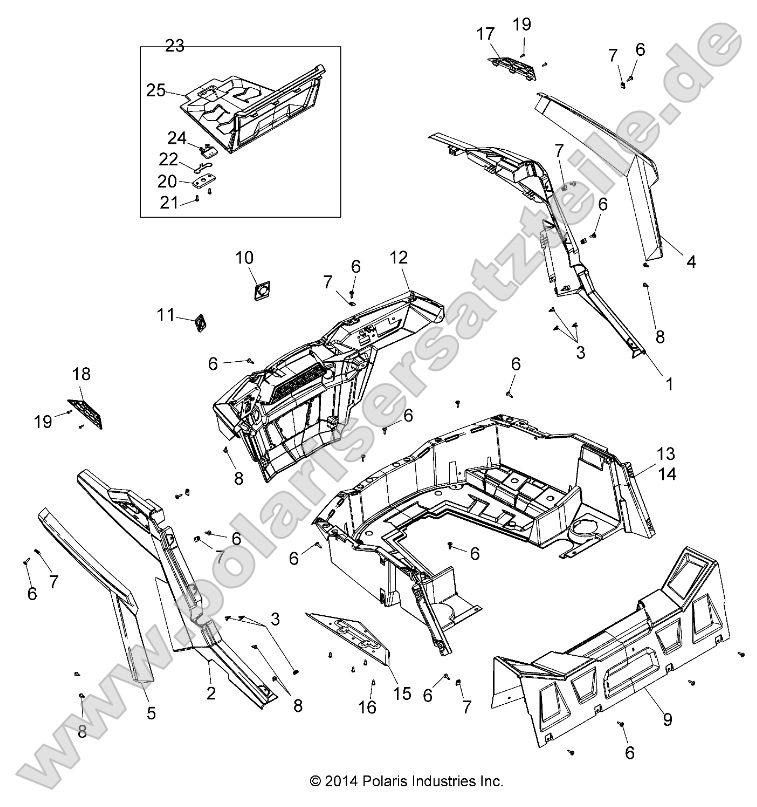 Body, Rear Rack and Fenders