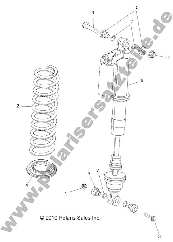 suspension front shock mounting
