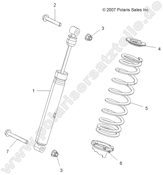 SUSPENSION, SHOCK, REAR
