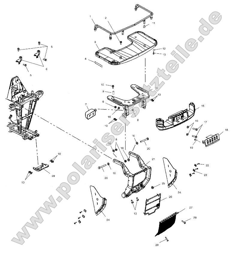 Front Rack and Bumper Mounting
