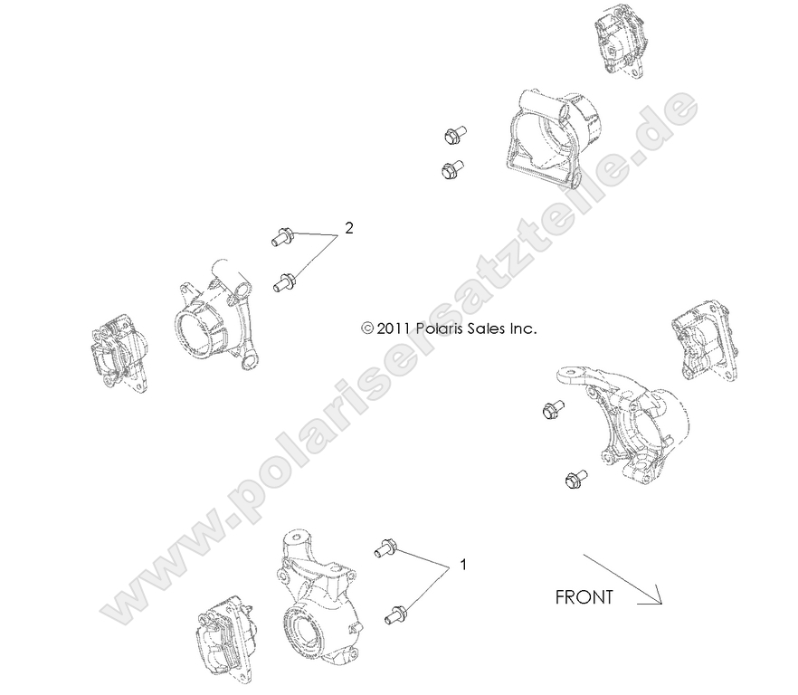 BRAKES, CALIPER MOUNTING