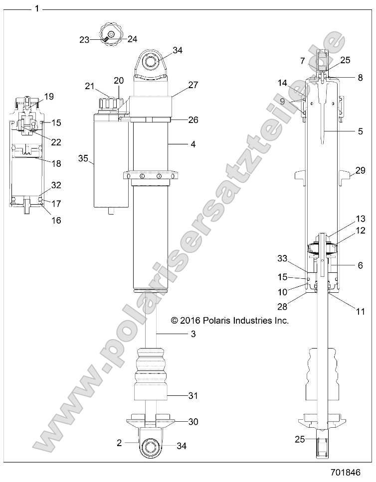 Suspension, Rear Shock Internals