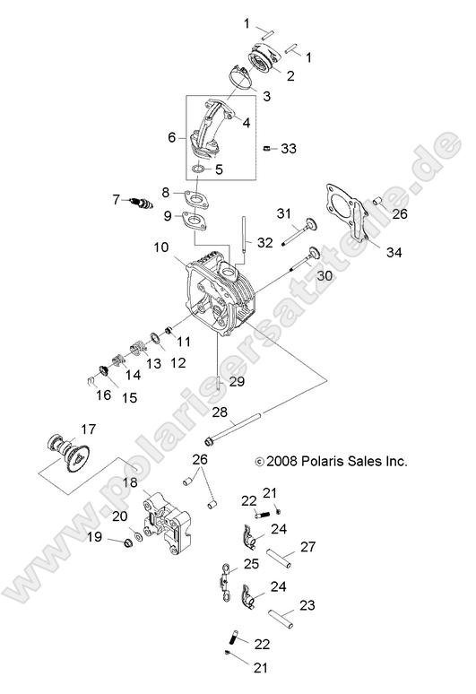 ENGINE, CYLINDER HEAD