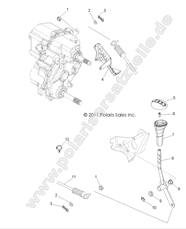 DRIVE TRAIN, GEAR SELECTOR