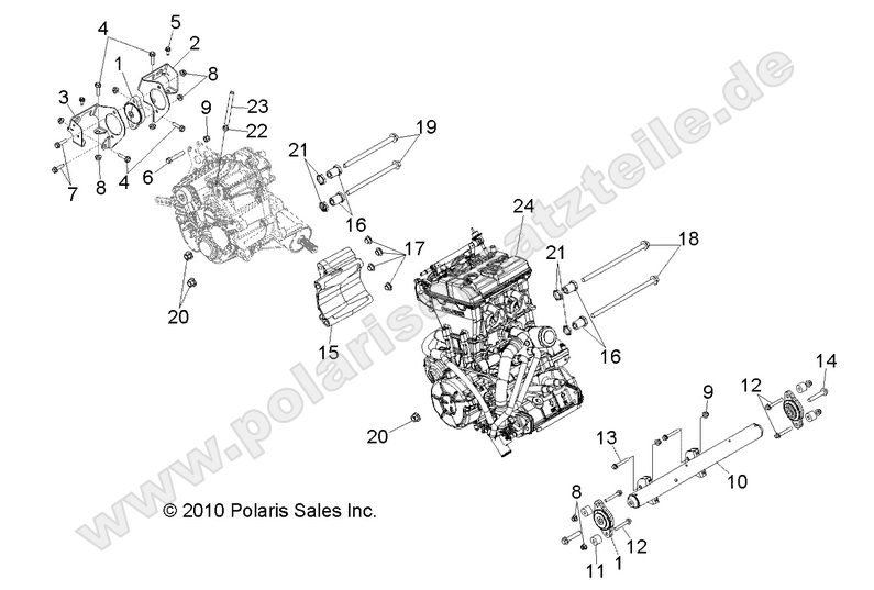 ENGINE, TRANSMISSION MOUNTING