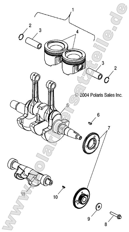 Crankshaft and Piston